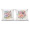 Stupell Industries Vintage Floral Motif 2 Piece Decorative Printed Throw Pillow Set, design by Jenny Faw, 18 x 7 x 18
